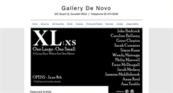 Desktop Screenshot of gallerydenovo.co.nz